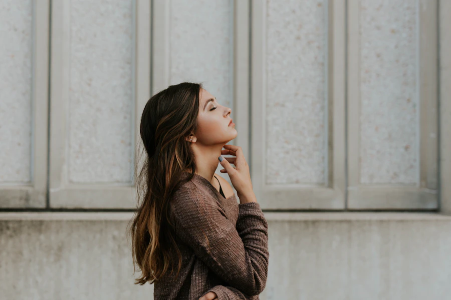 Side profile portrait of a creator — placeholder for a real creator photo